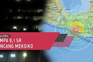Gempa 8,1 SR guncang Meksiko 