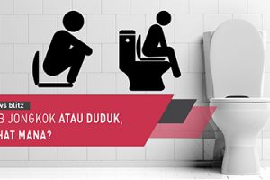 BAB jongkok atau duduk, sehat mana? 