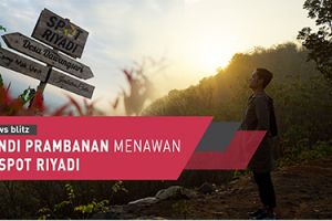 Candi Prambanan menawan di Spot Riyadi