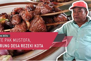 Sate Pak Mustofa, warung desa rezeki kota