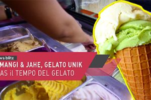 Kemangi & jahe, gelato unik khas Il Tempo Del Gelato 