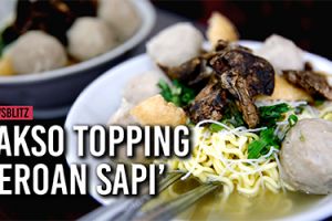 Bakso ber topping ‘jeroan’, laku 1000 porsi setiap hari
