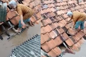 Perjuangan nenek selamatkan diri saat banjir Jakarta ini bikin iba