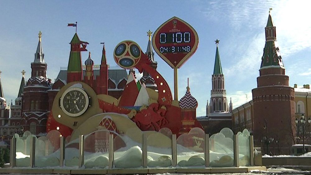 Jadi tuan rumah, Rusia gelar pesta 100 hari jelang Piala Dunia 2018