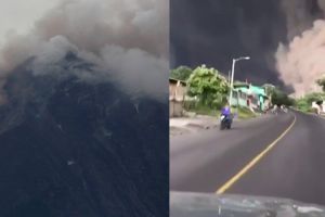 Bapak & anak ini menantang maut demi evakuasi korban letusan gunung 