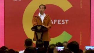 Hits banget! Presiden Jokowi membuka IDEAFEST dengan Parka kekinian