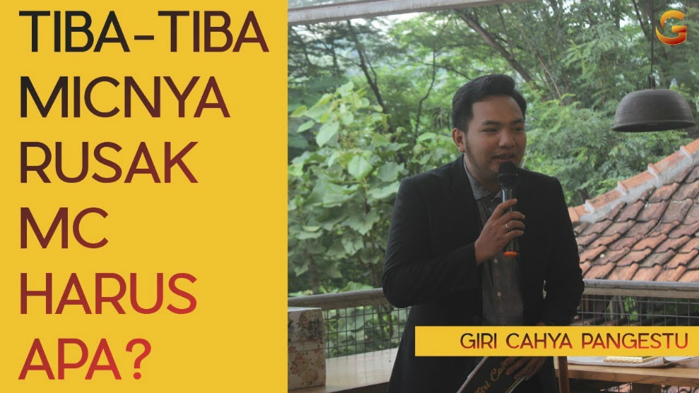 Tenang hadapi kesalahan teknis, ini tips menjadi MC acara