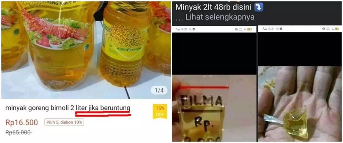 9 Momen lucu jual minyak goreng ini bikin ngelus dada