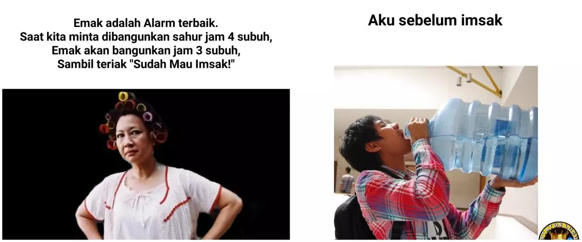 11 Meme kocak tentang sahur ini relate abis, setuju nggak?