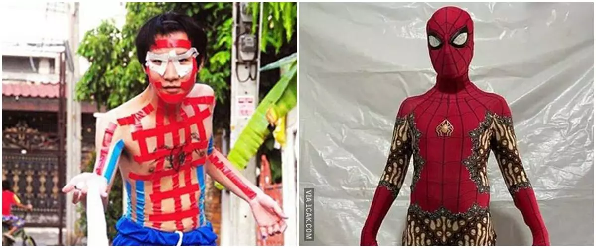 11 Kostum Spiderman nyeleneh ini bentuknya bikin nggak habis pikir