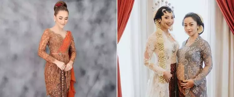 Adu gaya 11 seleb hadiri pernikahan adik, Raline Shah anggun berkebaya