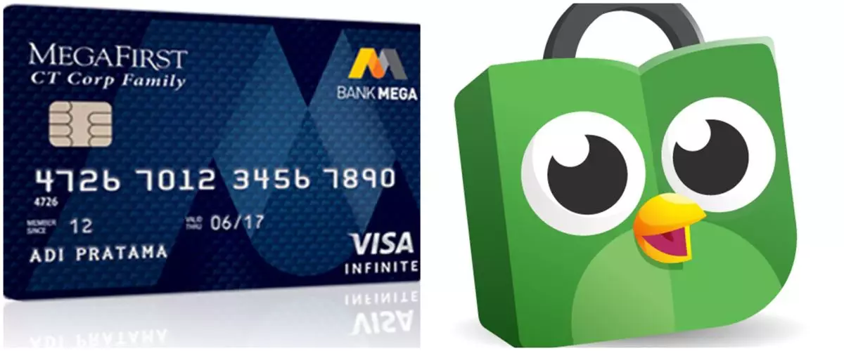 7 Cara bayar kartu kredit Bank Mega, bisa lewat Tokopedia
