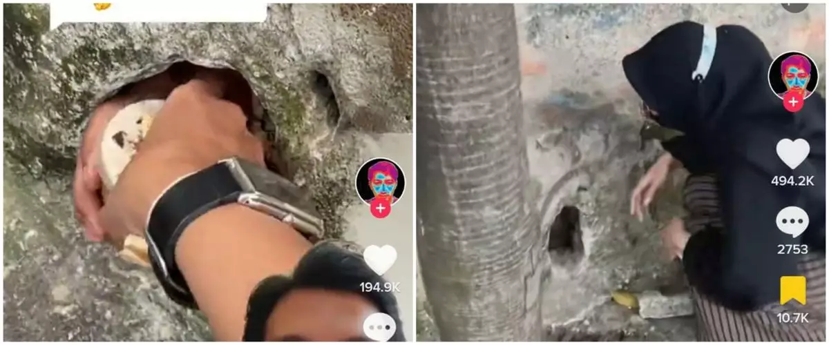 Super unik, warung di balik tembok ini bikin penasaran