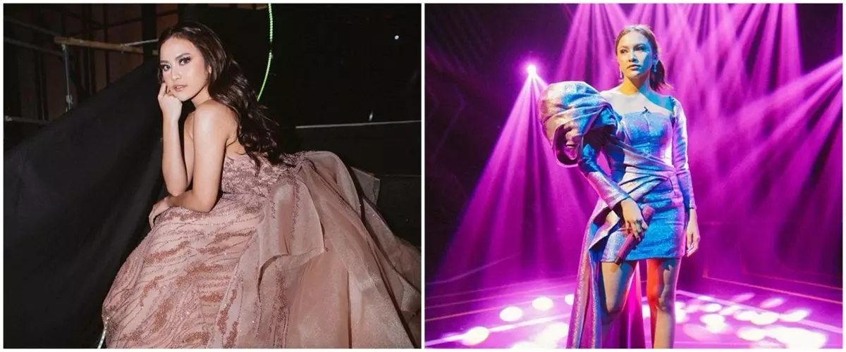 11 Gaya busana Mahalini Raharja saat manggung, anggun dan memesona