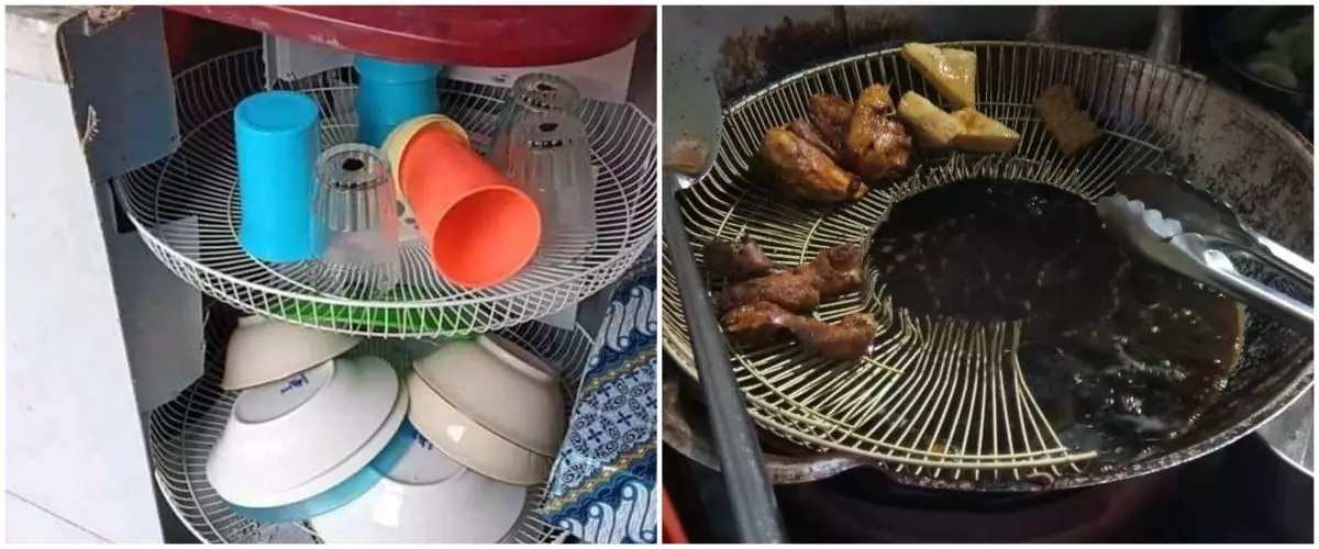 11 Cara nyeleneh manfaatin tutup kipas angin, idenya boleh juga