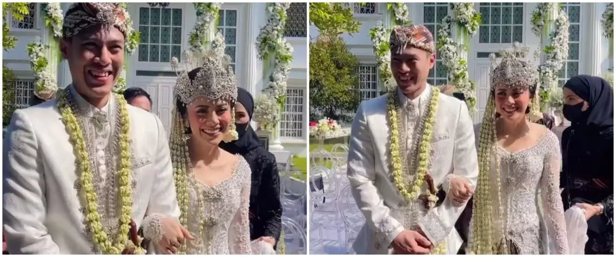 11 Momen pernikahan Shesar Hiren Rhustavito, Chico Wardoyo joget heboh