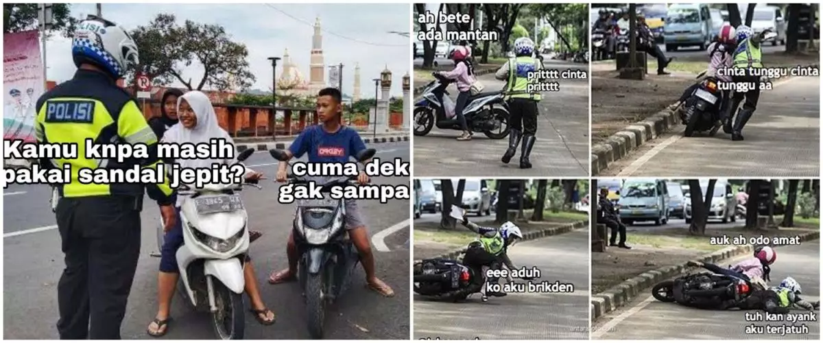 17 Meme lucu ditilang ini bikin gagal deg-degan dan bikin senyum kecut