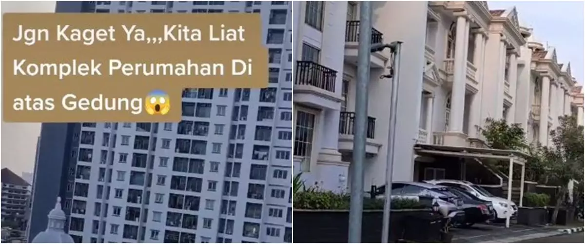 Perumahan mewah di atas gedung mal ini penampakannya bikin tercengang