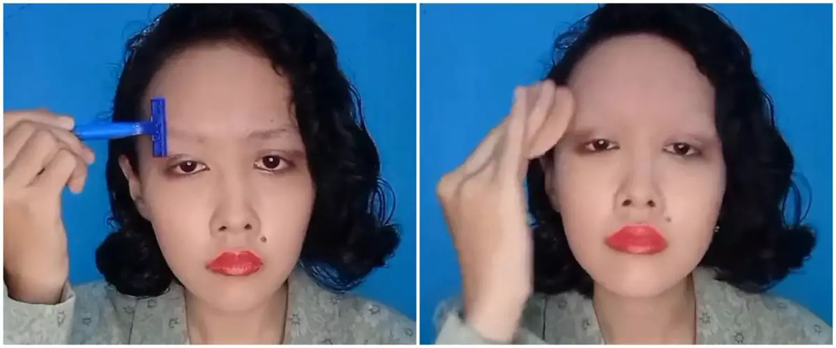 Wanita dandan ala era 30-an sampai babat alis, hasilnya bikin melongo