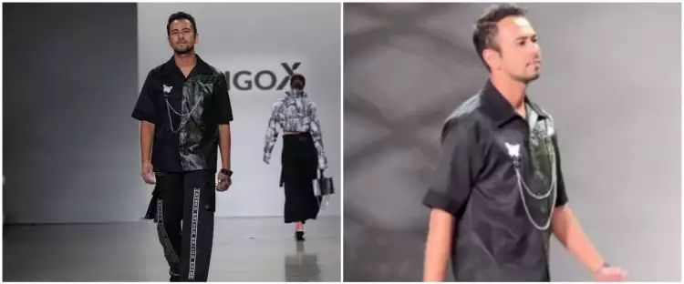 Raffi Ahmad catwalk di New York Fashion Week, reaksi Nagita disorot