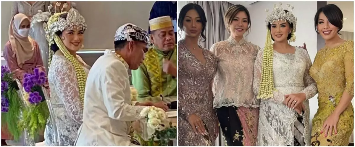 Dinikahi anggota DPRD, intip 11 momen perkawinan Catherine Wilson