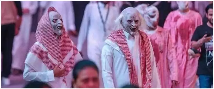 Dulu dilarang, warga Arab Saudi antusias rayakan Halloween di Riyadh