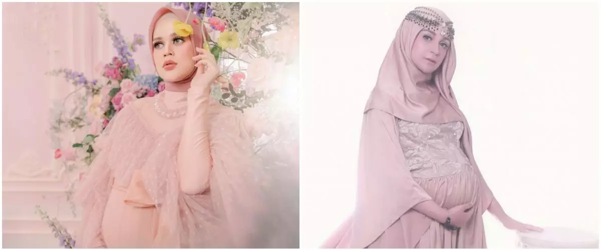 Foto maternity anak ke-2 9 pesinetron, Felicya Angelista bak pengantin