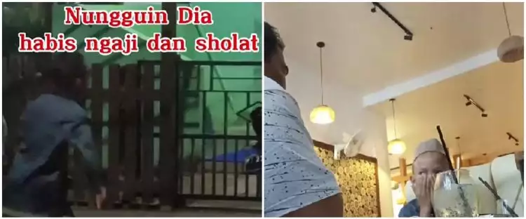 Kisah bapak beda agama dengan anak, setia tunggu anak salat di masjid