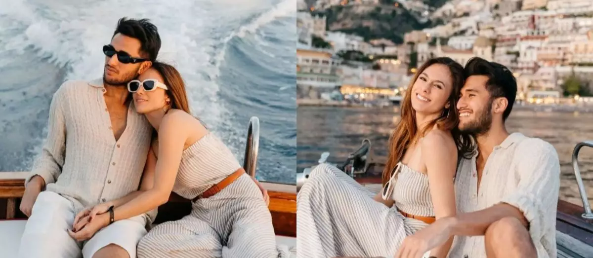 10 Potret mesra Wulan Guritno dan pacar di Italia, beda usia 15 tahun