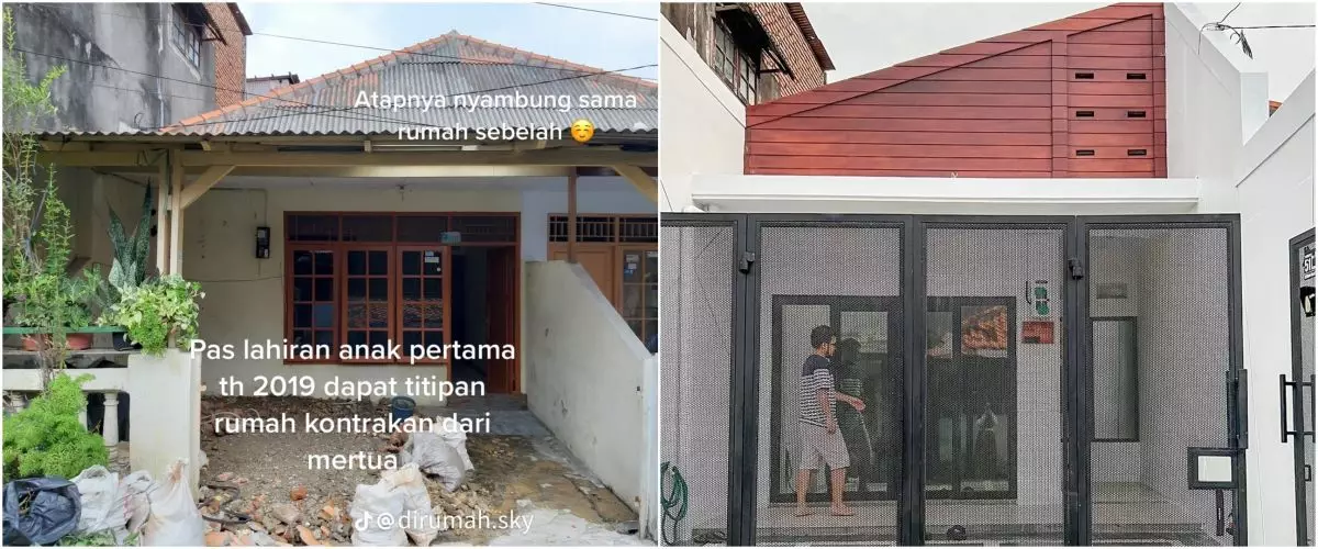 11 Transformasi rumah kontrakan sempit jadi hunian minimalis, cocok untuk pasangan baru