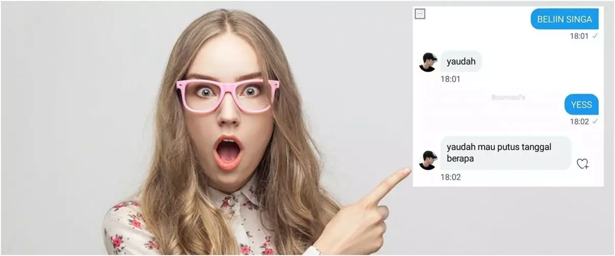 Serba salah, 11 chat lucu nurutin permintaan pacar ini justru ngajak ribut