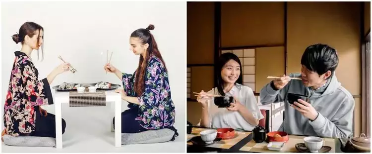 Mengapa orang Jepang duduk di lantai ketika makan? Begini penjelasan ilmiahnya