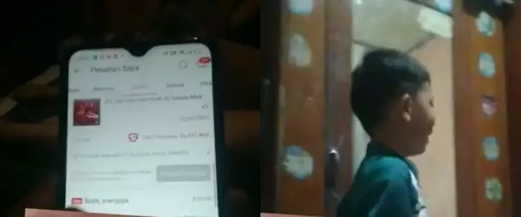 Viral momen bocah pesan barang online hingga Rp 2 juta, reaksi pasrah sang ibu bikin ikut sedih