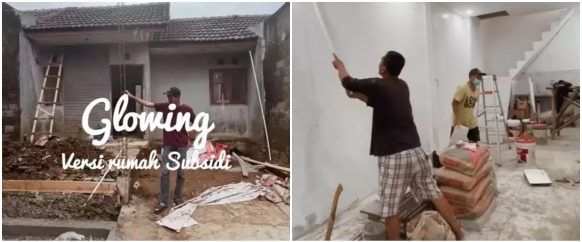 Hunian usai dimakeover ini bukti rumah subsidi bisa glowing, dalamnya minimalis tapi Instagramable