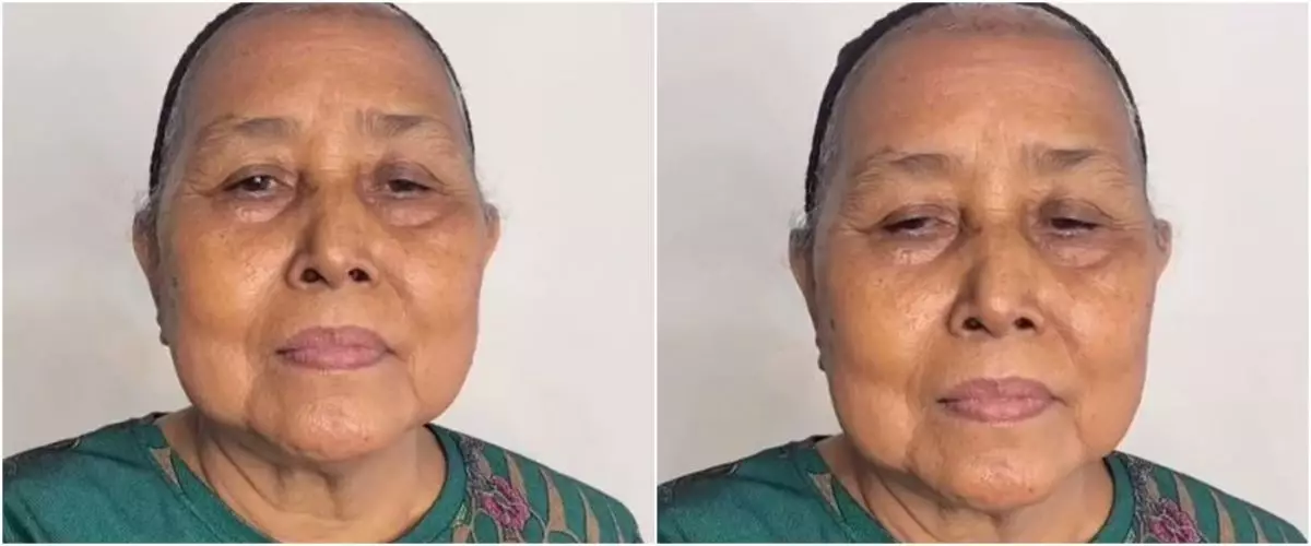 Potret nenek usia 70 tahun dirias MUA jadi pengantin model hijab, parasnya bak Elvi Sukaesih