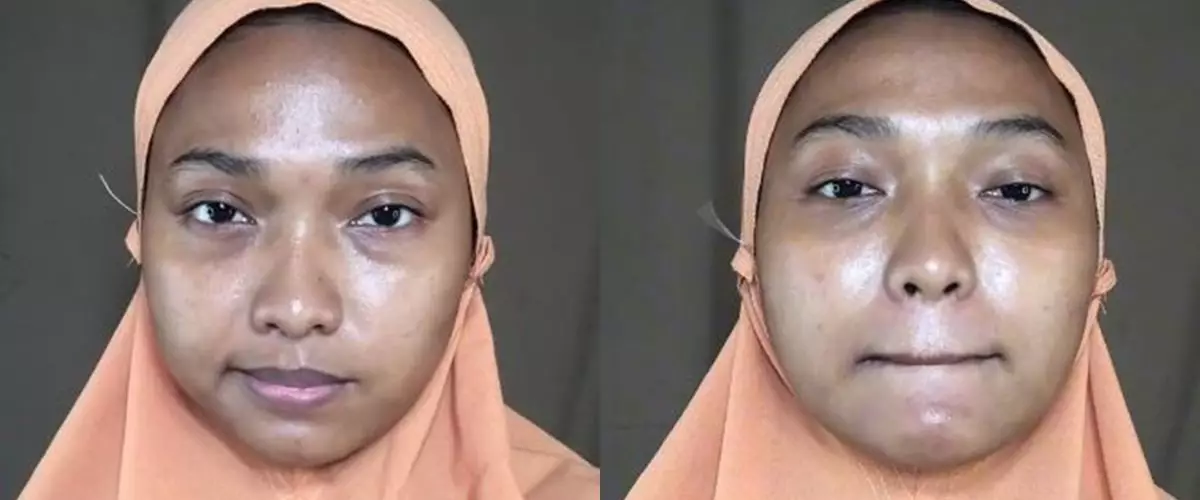 Transformasi wanita berhijab berkulit sawo matang usai berias ini bak Barbie, gayanya badass banget