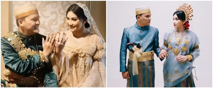 9 Momen pernikahan adik Indah Permatasari & pria keturunan ningrat, tangis Nursyah pecah beri restu