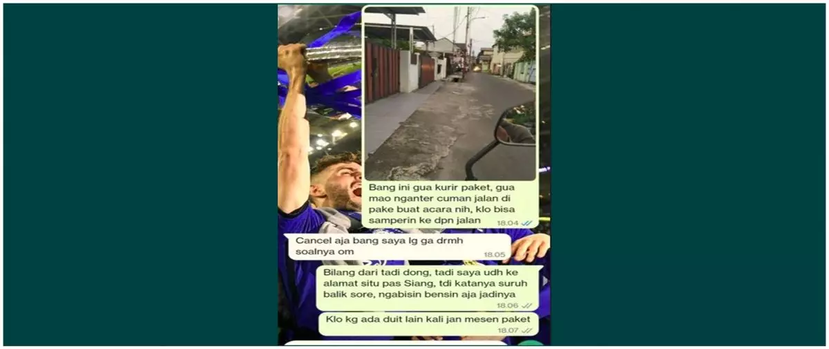 Geregetan banget, 11 chat lucu kurir antar paket ini endingnya malah di-cancel sama costumer