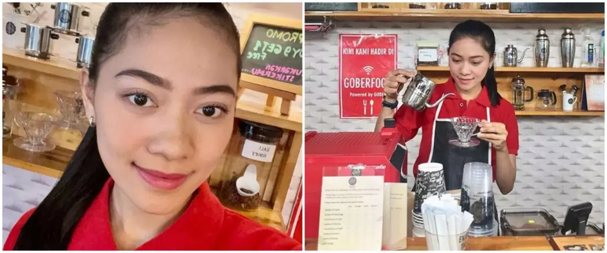 Jadi barista latah di Tukang Ojek Pengkolan, 11 gaya Stella Bodea di dunia nyata ini modis abis