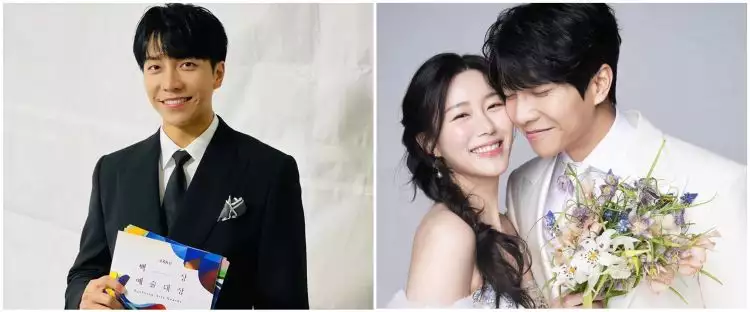 10 Momen pernikahan Lee Seung-gi dan Lee Da-in, sang aktor nyanyi sambil berlutut untuk istri