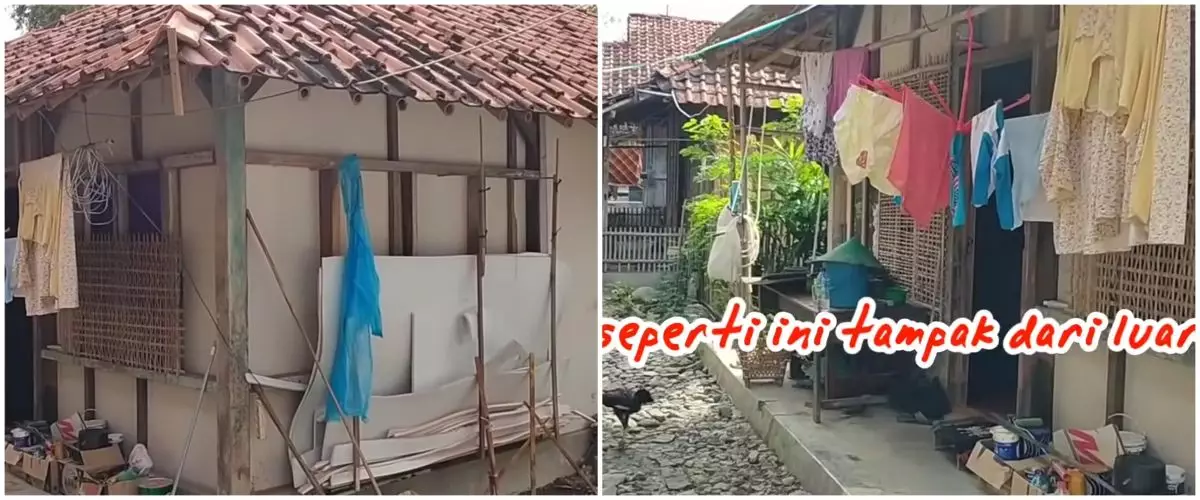 Rumah berdinding triplek ini tampak sederhana dari luar tapi dalamnya bikin takjub, intip 9 potretnya