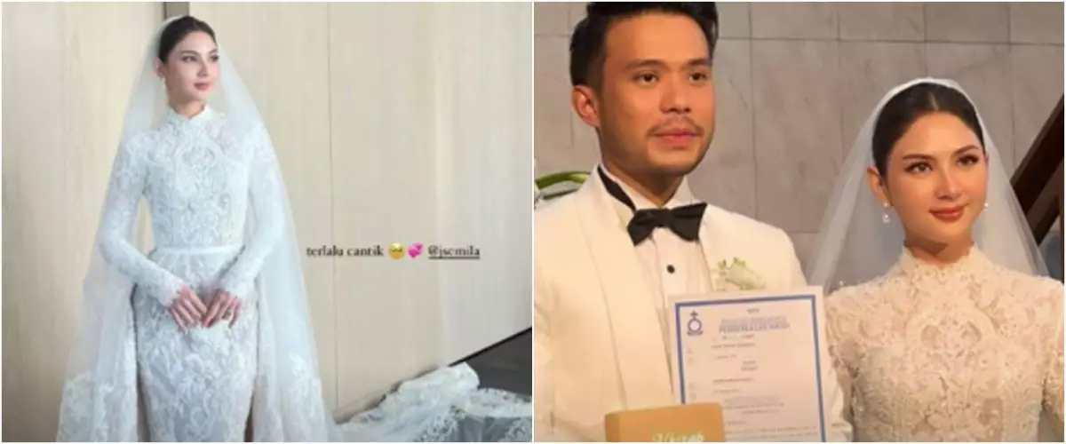 9 Gaya seleb di pemberkatan nikah Jessica Mila, Febby Rastanty tampil memesona jadi bridesmaid