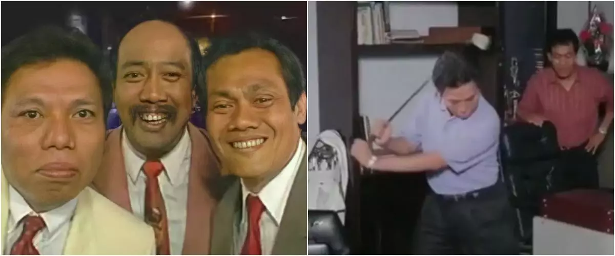 7 Adegan trio Warkop DKI jadi pekerja film iklan, aksi Dono main golf ini lawakannya juara