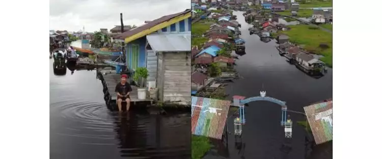 Berdiri di atas air, potret viral desa unik ini keindahannya bikin sulit berkata-kata