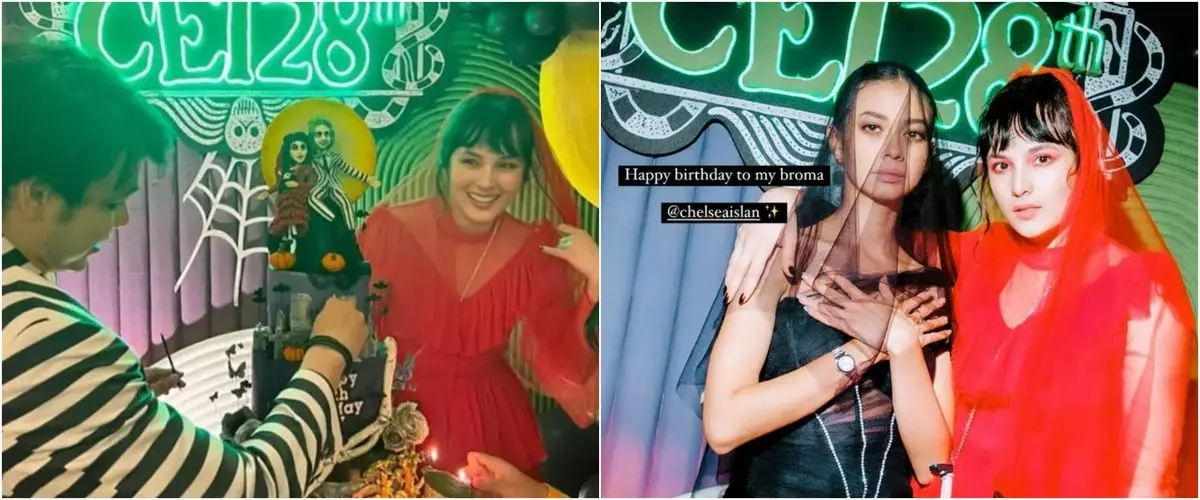 Gaya 9 seleb hadiri ulang tahun Chelsea Islan, penampilan Vidi Aldiano disebut mirip Pak Tarno