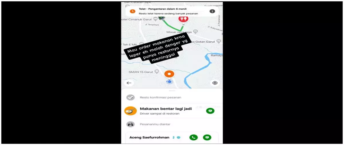 11 Potret kocak driver ojek online saat antar pesanan pelanggan ini banyak kejadian tak terduga
