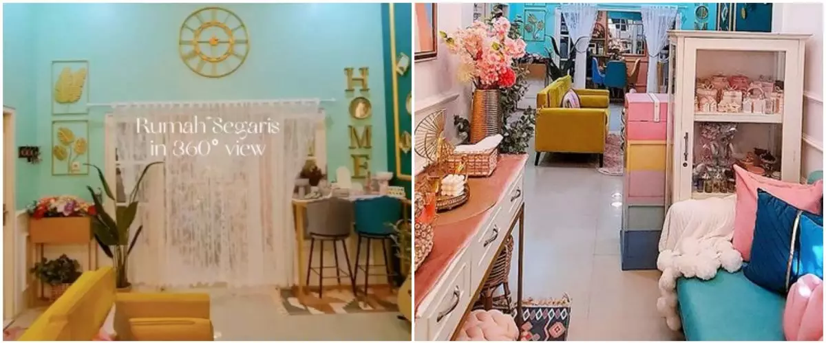 Tak disangka rumah segaris terlihat sumpek banyak perabot dalamnya Instagramable pol, ini 9 potretnya