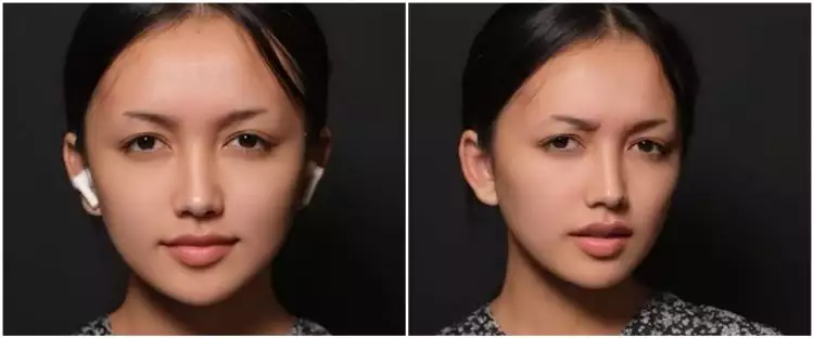 Bukti keajaiban makeup, transformasi wajah wanita usai makeup ini unreal seperti tokoh Webtoon