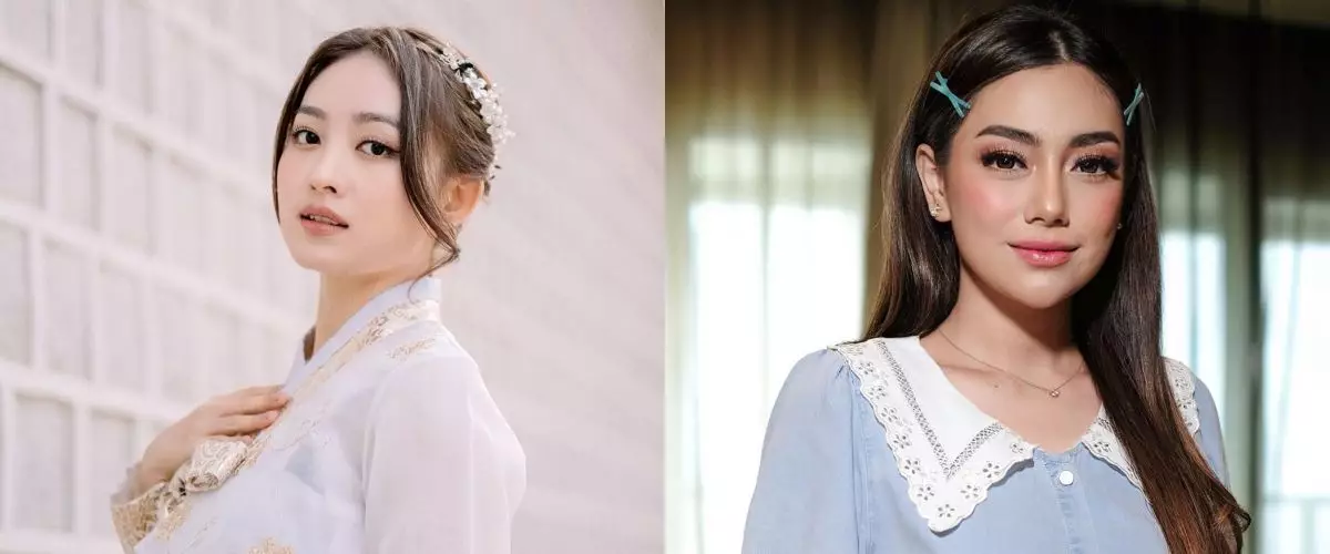 Sama-sama jadi eks Stefan William, intip 9 beda gaya makeup Natasha Wilona dan Celine Evangelista