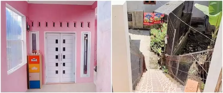 11 Potret rumah minimalis di gang kampung ini interiornya imut serba pink, meski sempit tapi estetik